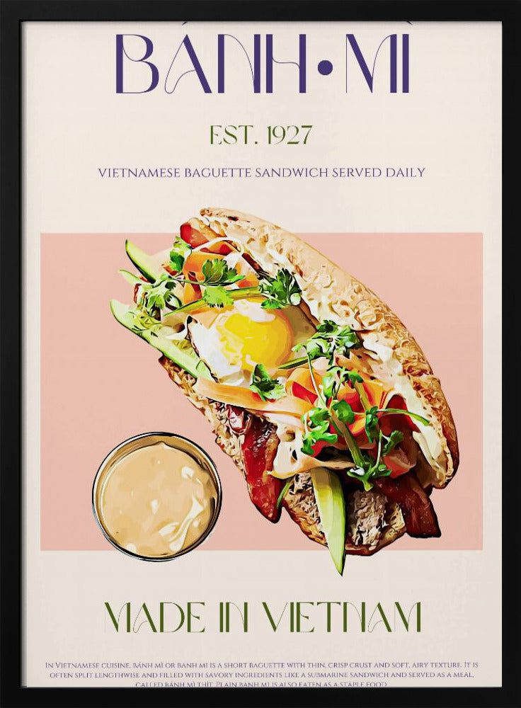 Vietnamesisk baguette | Poster