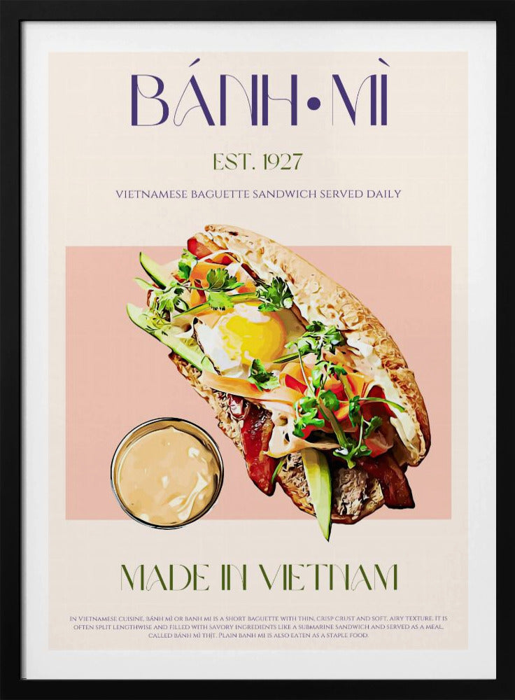 Vietnamesisk baguette | Poster