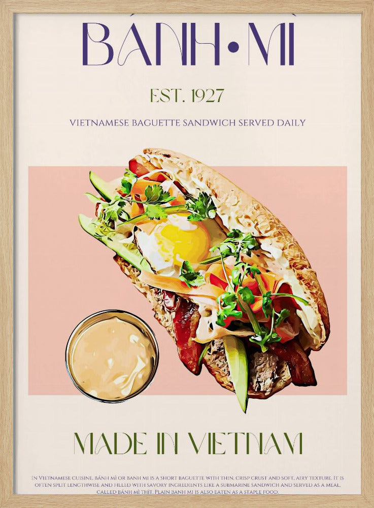 Vietnamesisk baguette | Poster