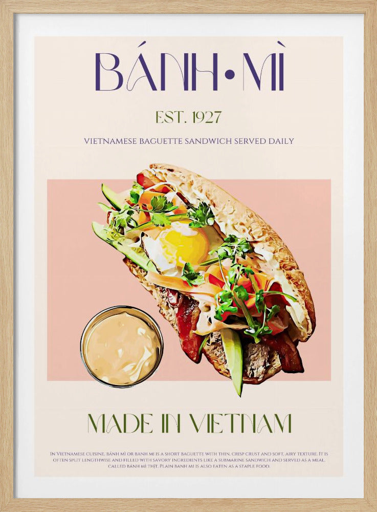 Vietnamesisk baguette | Poster