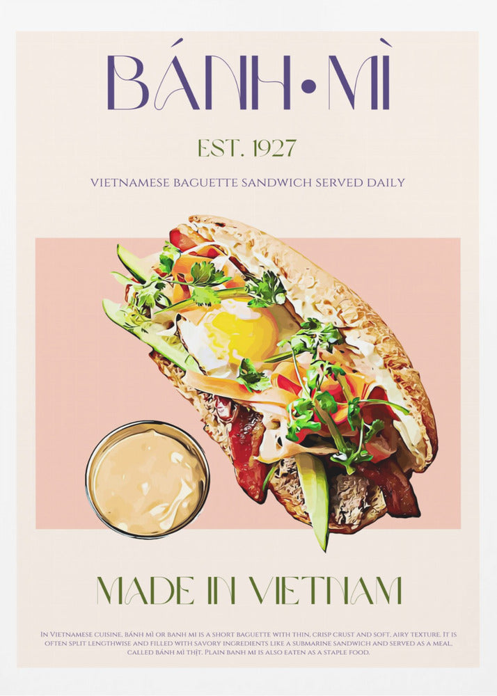 Vietnamesisk baguette | Poster