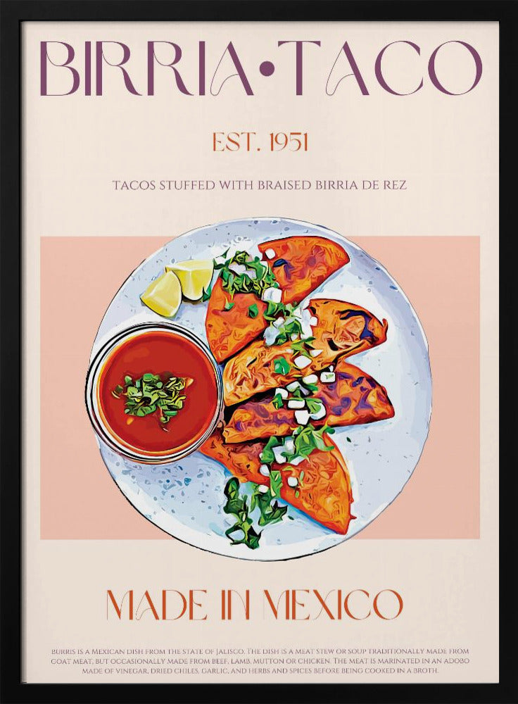 Köstliche Birria-Häppchen | Poster