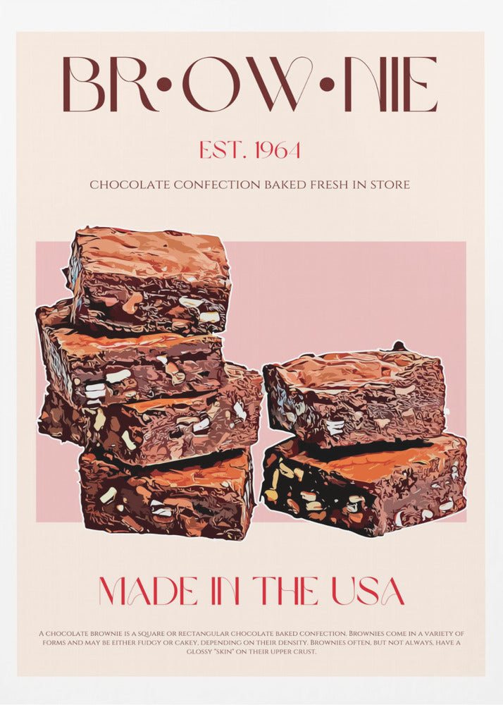 Schoko-Brownies-Genuss | Poster