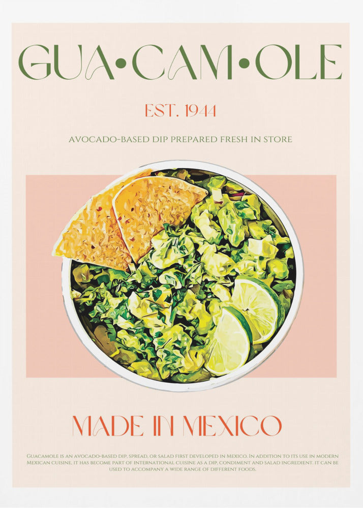 Guacamole-Genuss | Poster