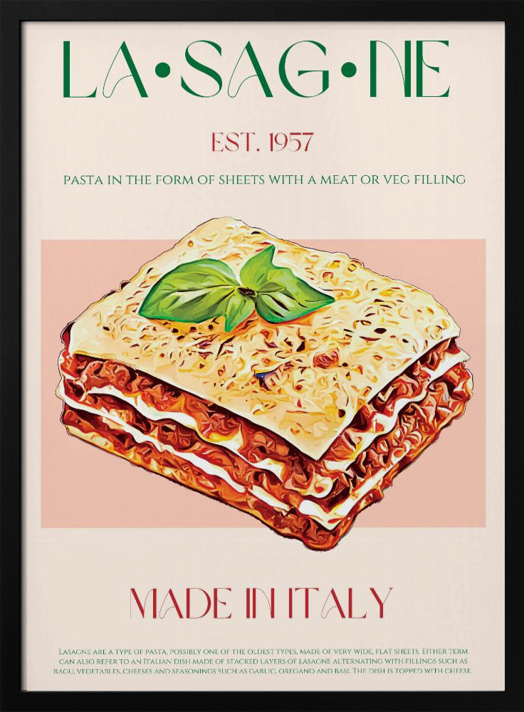 Lasagne-Schichten | Poster