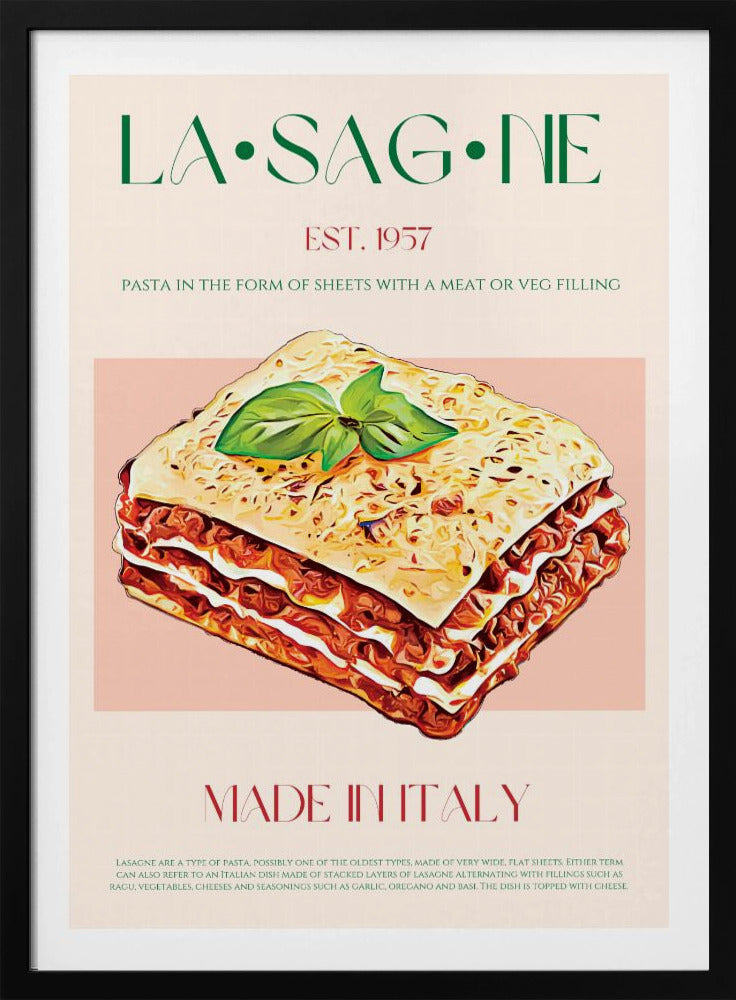 Lasagne-Schichten | Poster