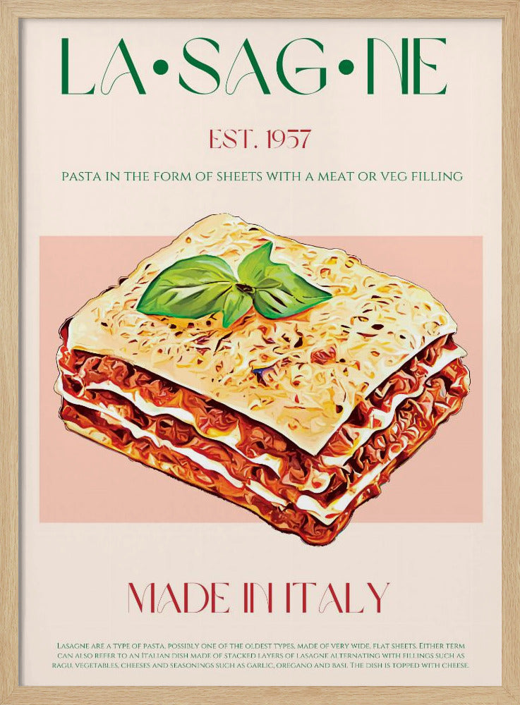 Lasagne-Schichten | Poster