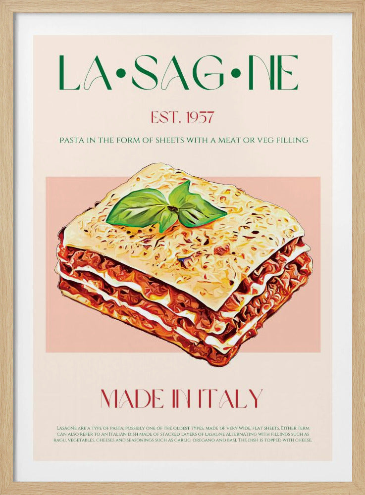 Lasagne-Schichten | Poster