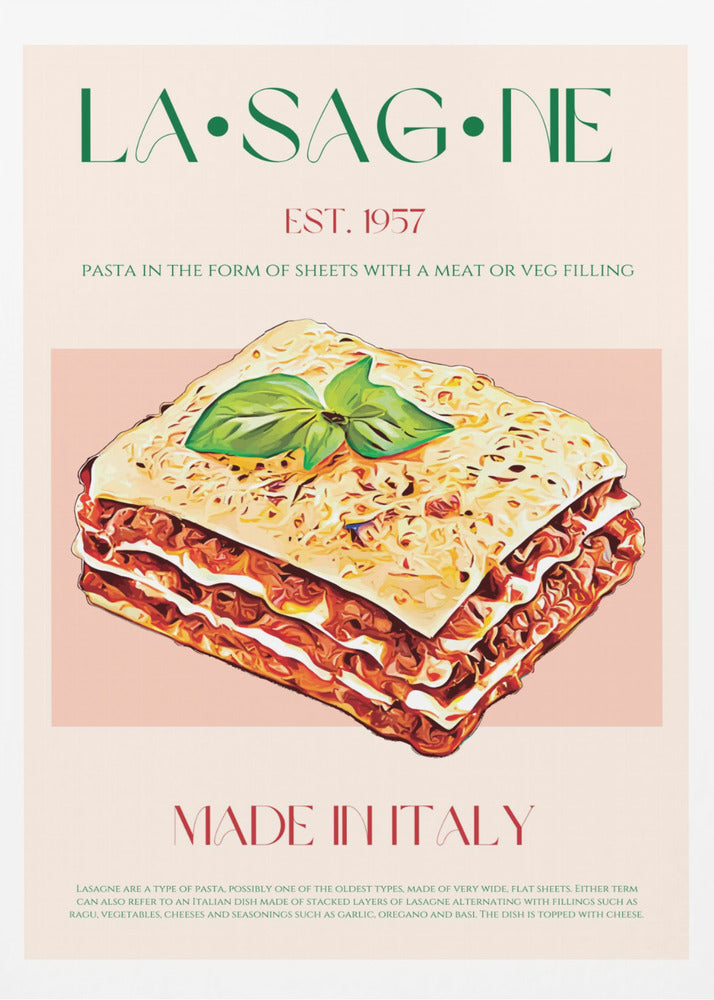 Lasagne-Schichten | Poster