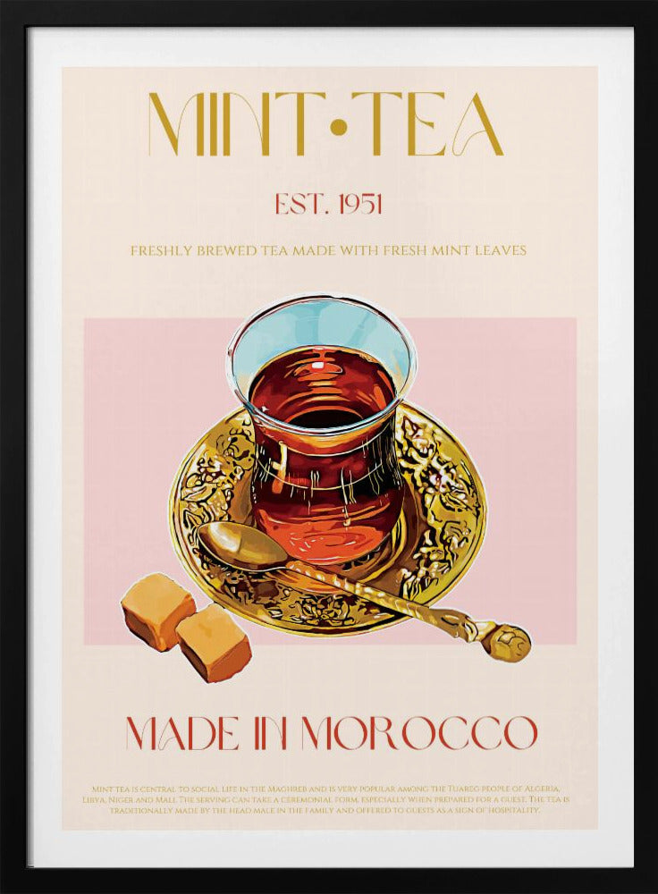 Marokkanischer Minztee | Poster