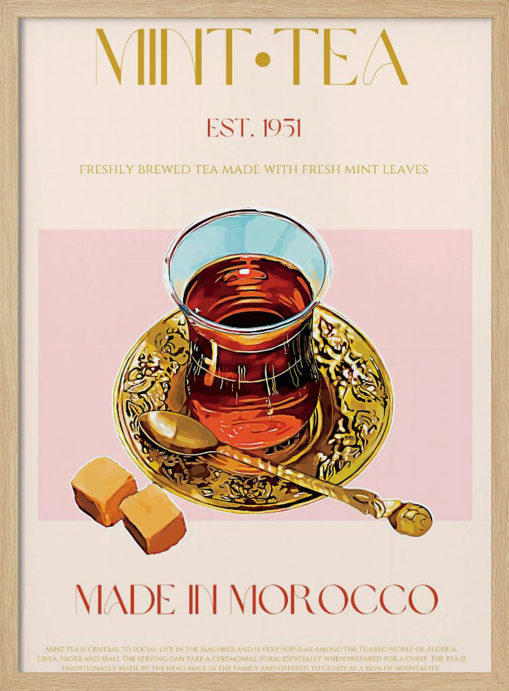Marokkanischer Minztee | Poster