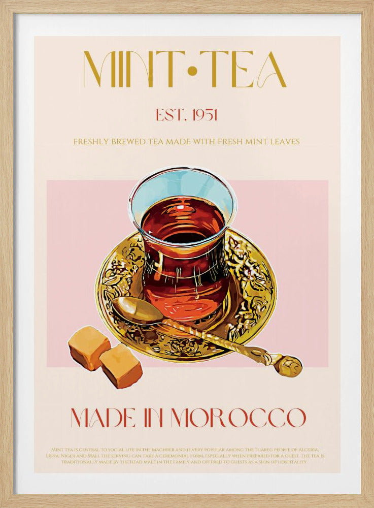 Marokkanischer Minztee | Poster