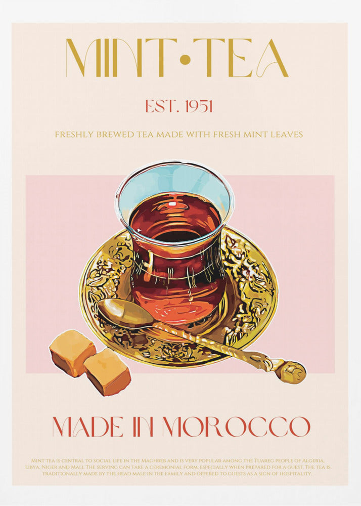 Marokkanischer Minztee | Poster