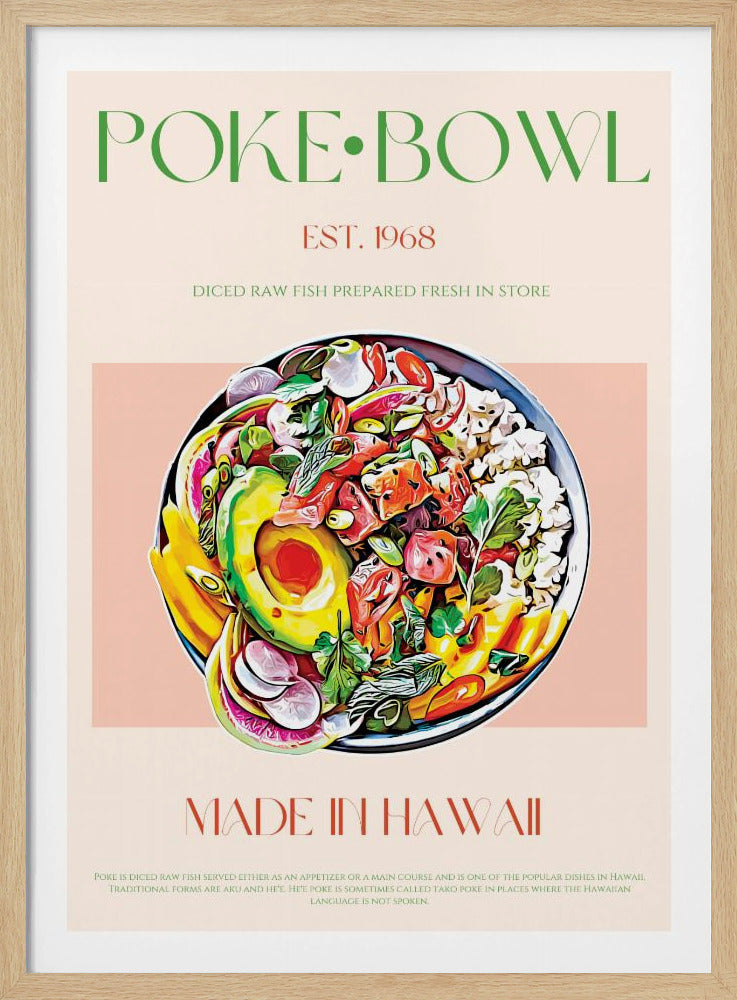 Hawaiianisches Geschmacksglück | Poster