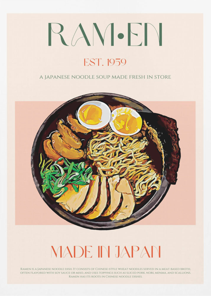 Genießen Sie eine japanische Ramen-Schüssel | Poster