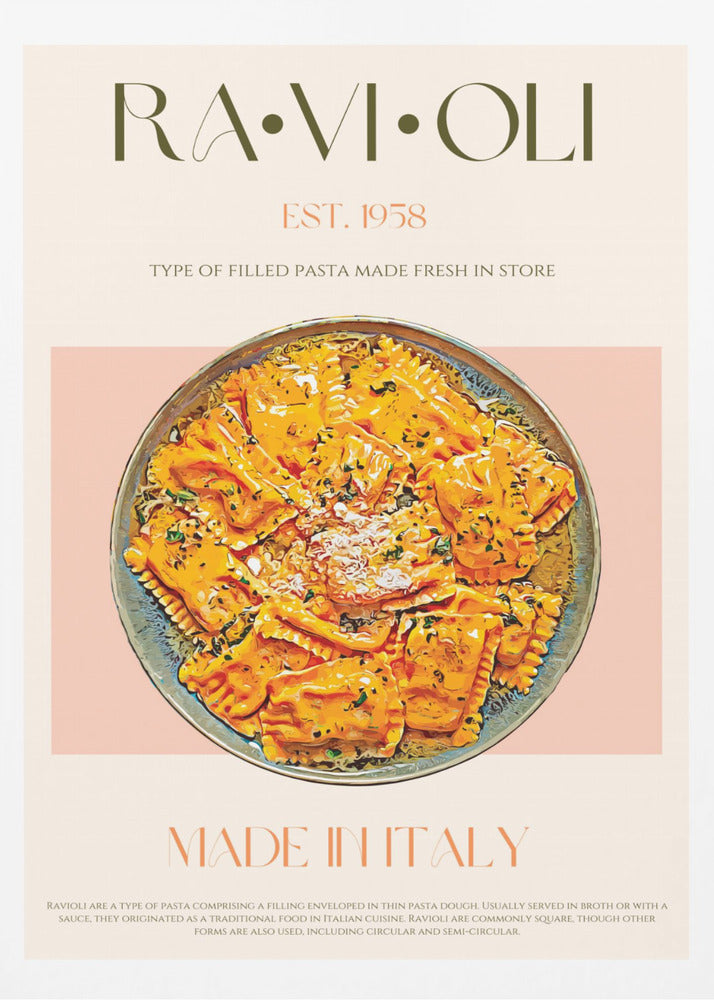 Italienische Herkunft und frische Zutaten | Poster