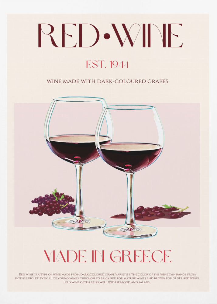Greek Wine Elegance | Poster