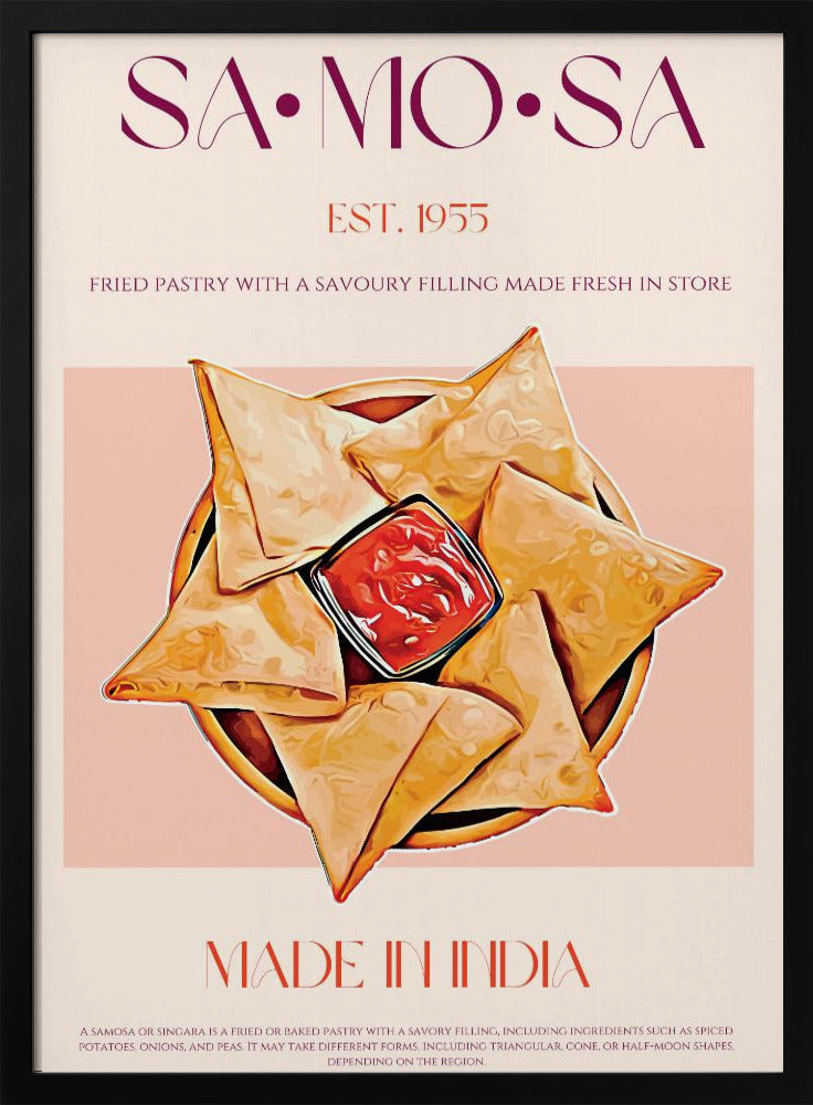 Indische frittierte Samosas | Poster