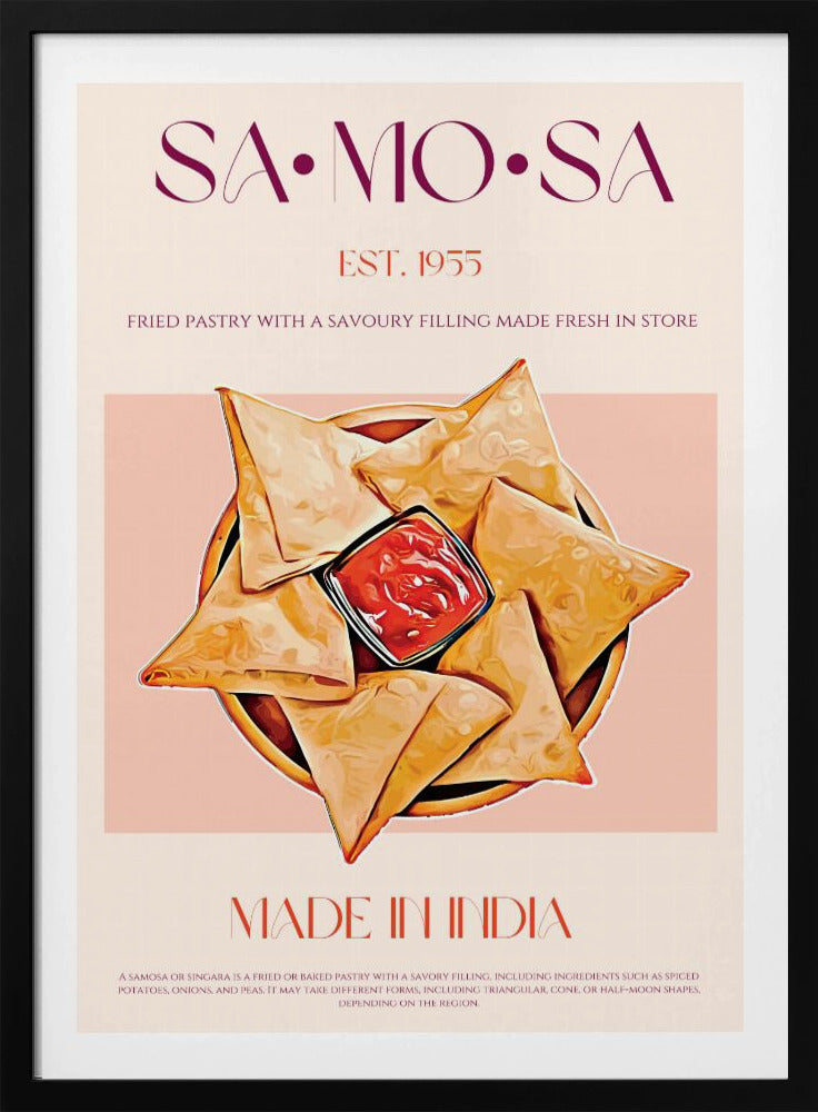 Indische frittierte Samosas | Poster