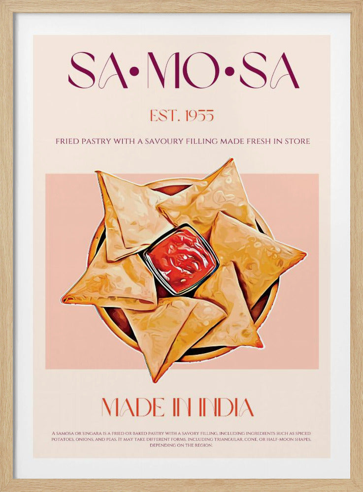 Indische frittierte Samosas | Poster