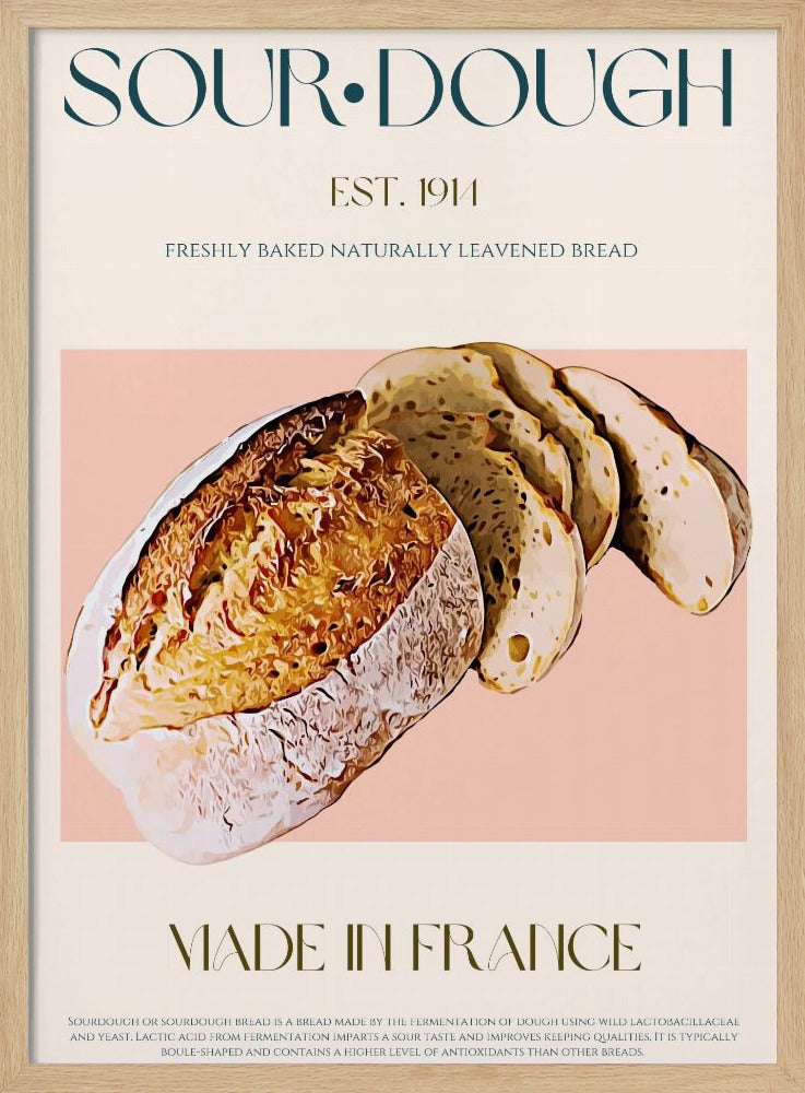 Französischer Brotgenuss | Poster