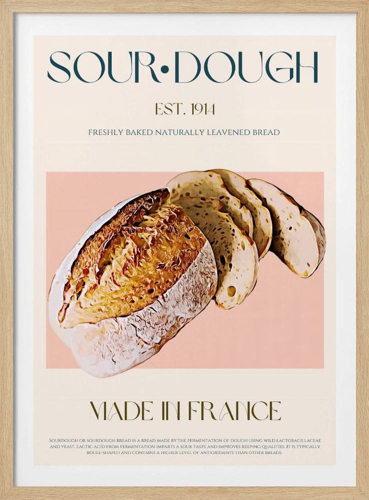 Französischer Brotgenuss | Poster