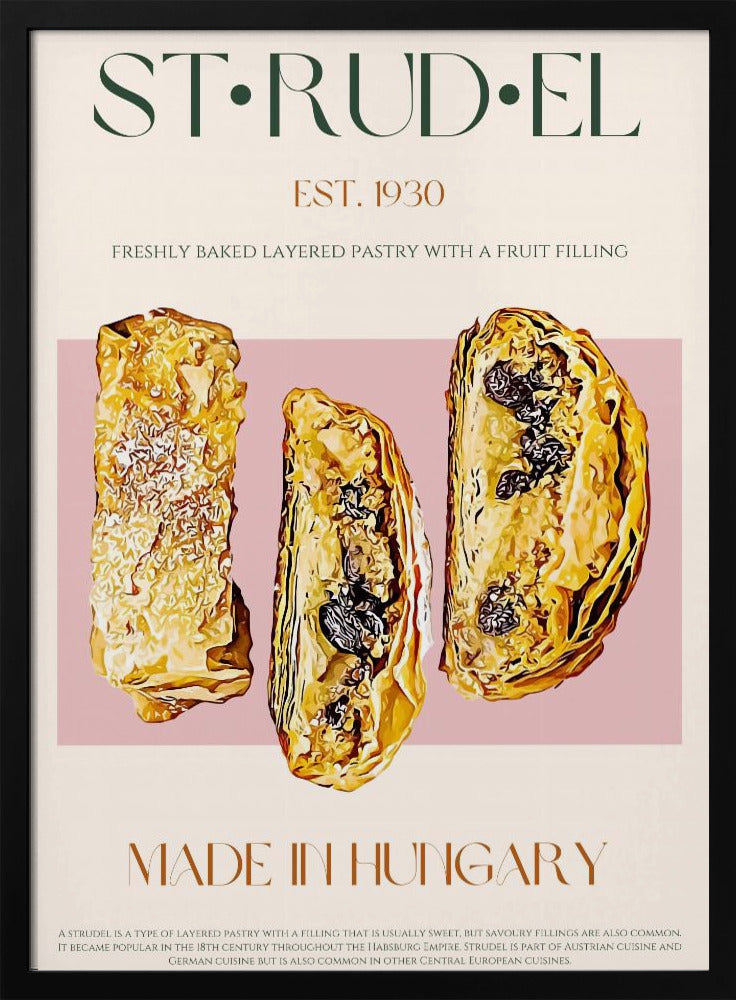 Goldene Strudelscheibe | Poster
