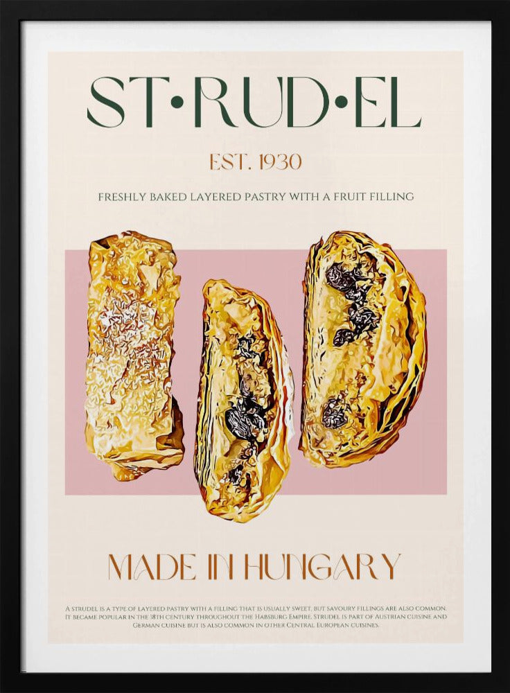 Goldene Strudelscheibe | Poster