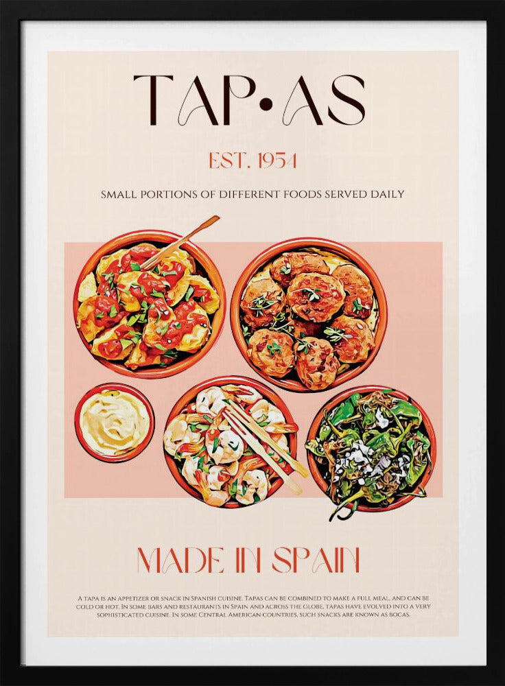 Geschmackvolle spanische Häppchen | Poster