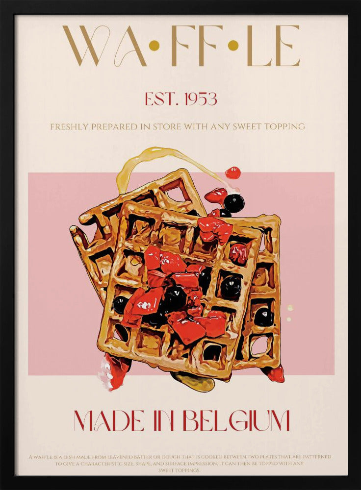 Waffeldruck | Poster