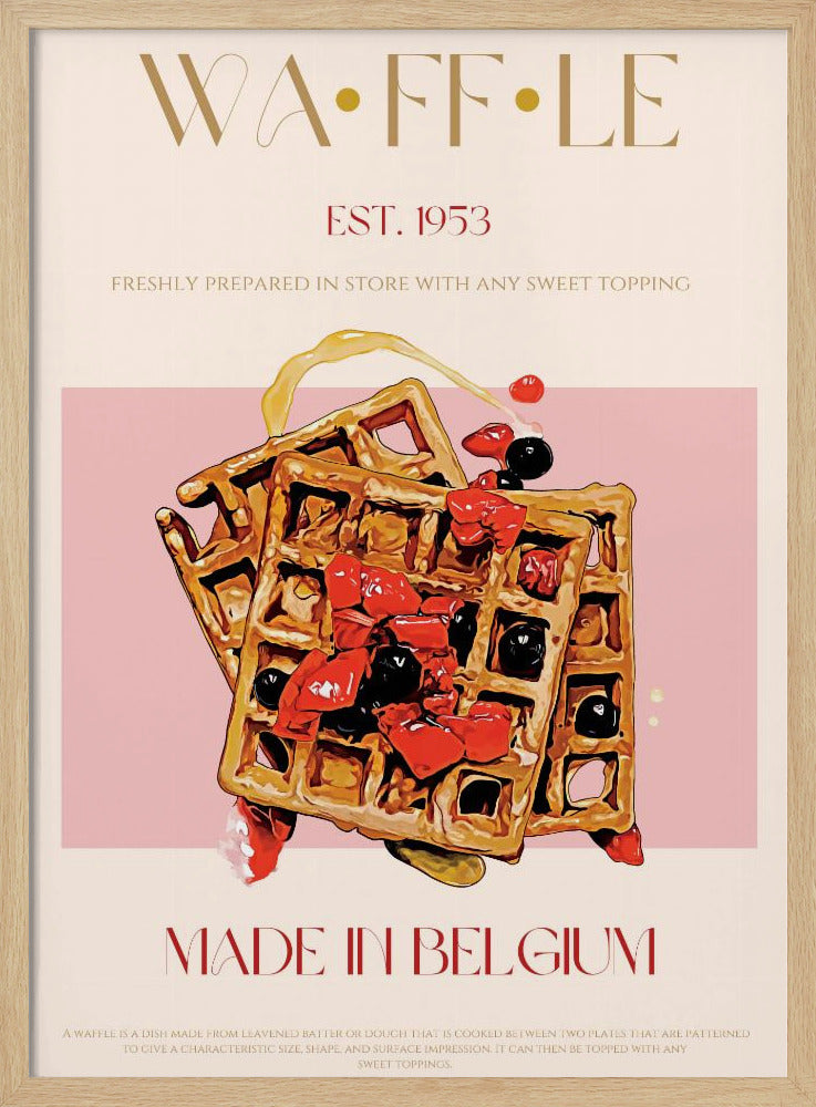 Waffeldruck | Poster