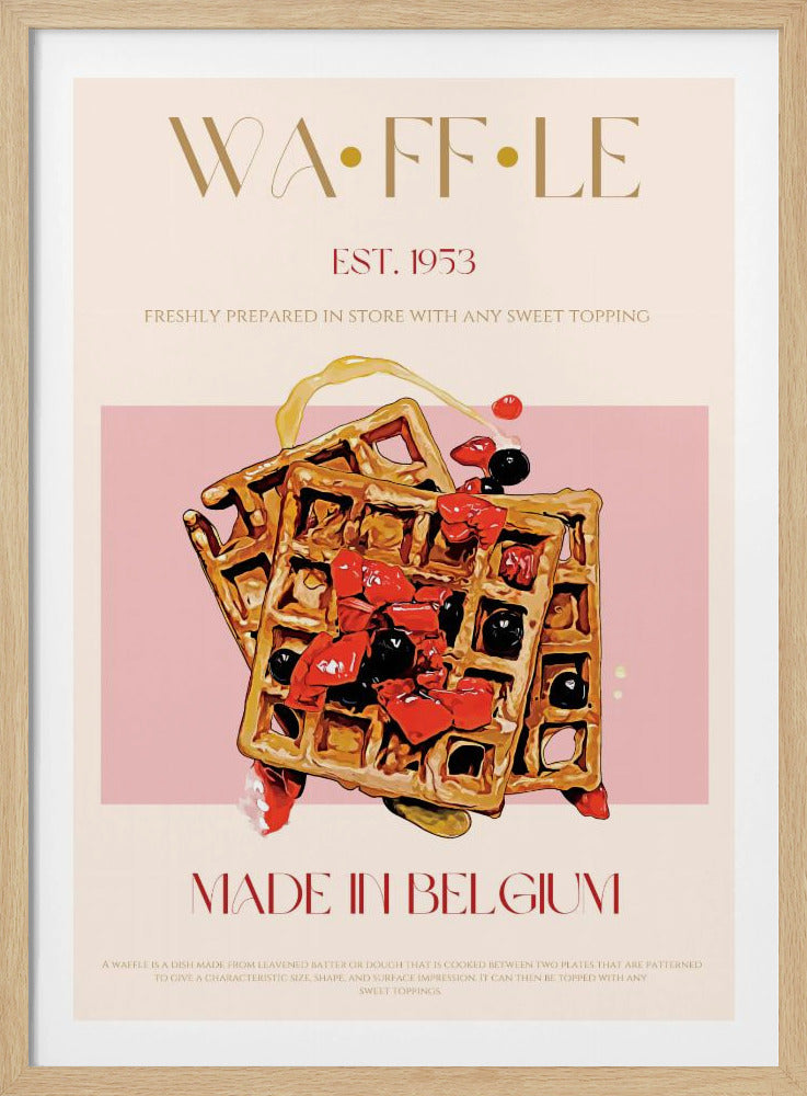 Waffeldruck | Poster
