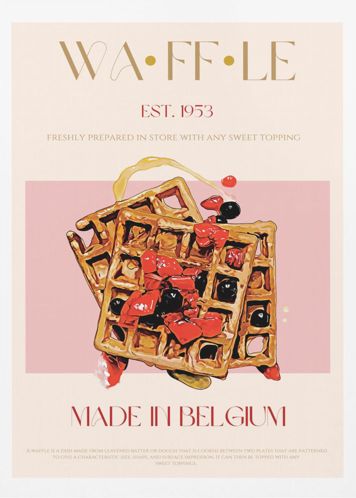 Waffeldruck | Poster