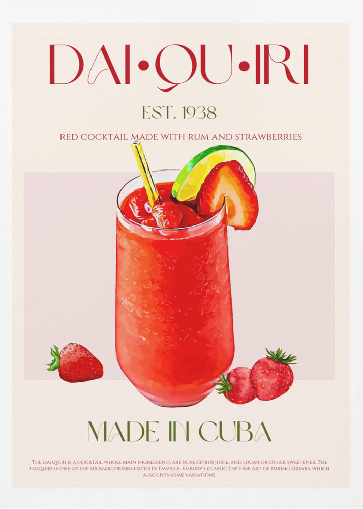 Cuban Daiquiri Delight | Poster