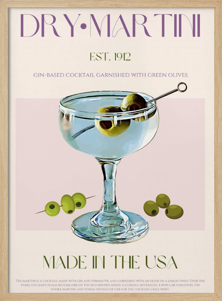 Classic Martini Charm | Poster