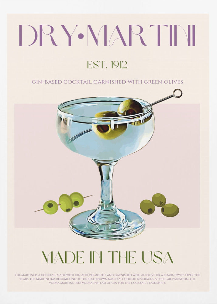 Classic Martini Charm | Poster