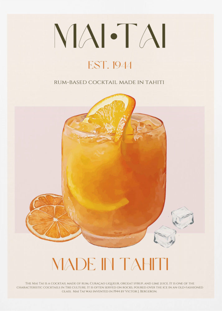 Orange Bliss Drink | Poster