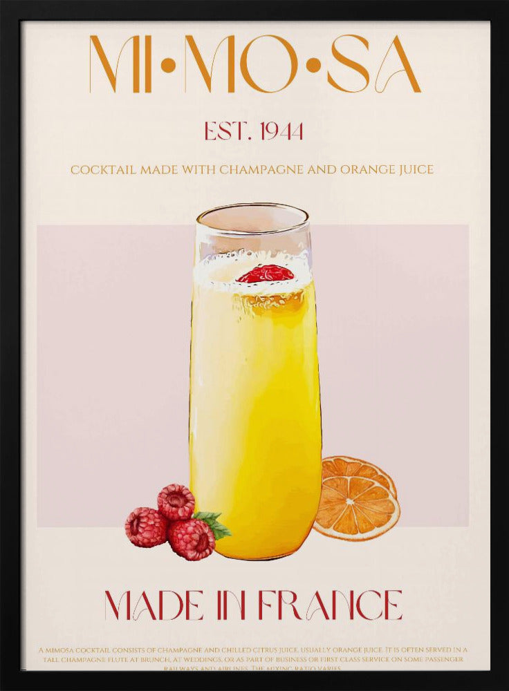 French Sunrise Sip | Poster