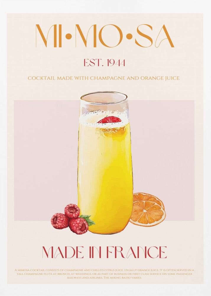 French Sunrise Sip | Poster