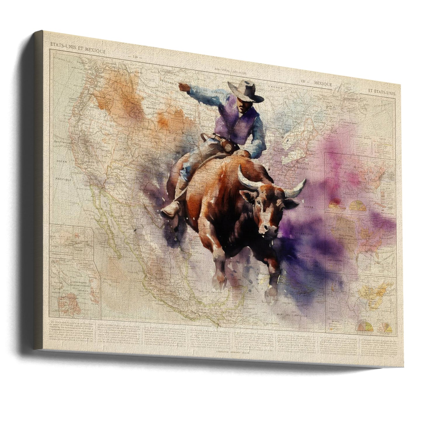 Bull Rider | Canvas