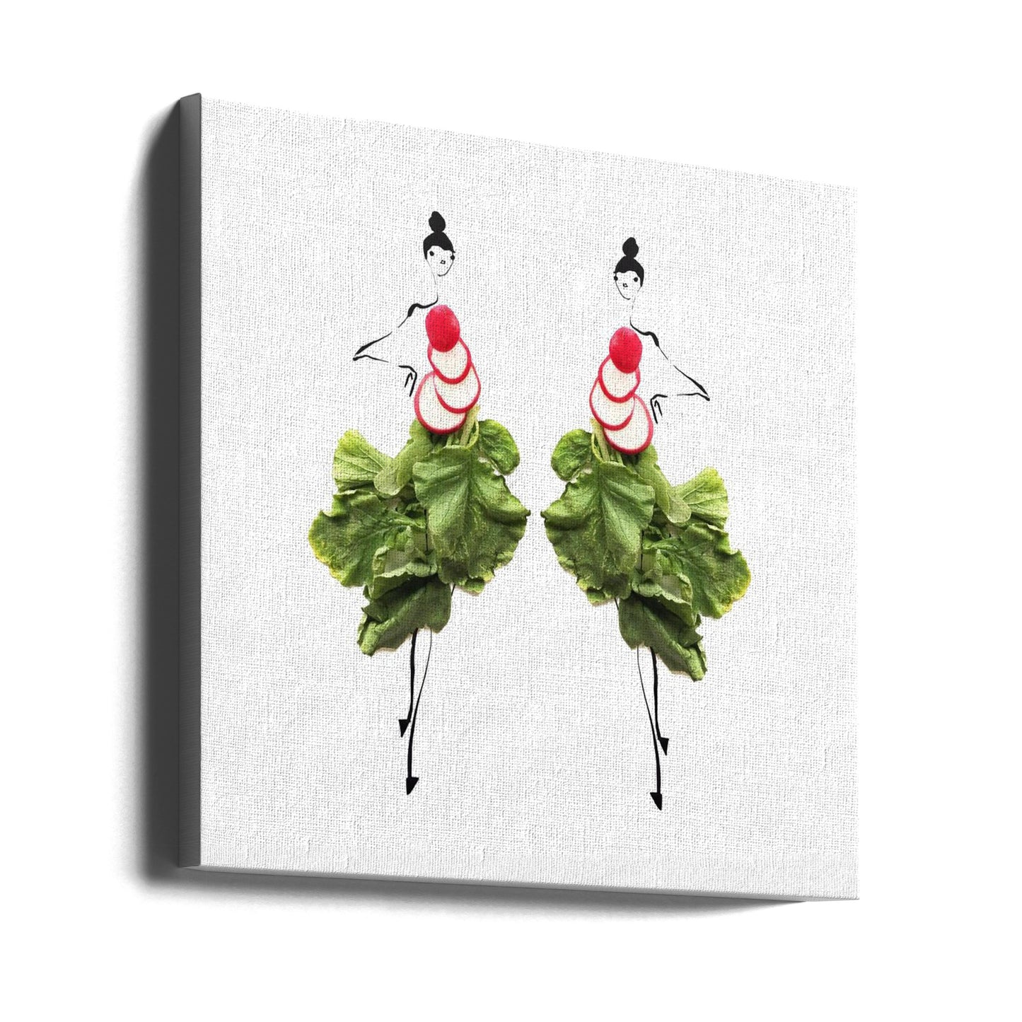 Radieschen-Duo | Leinwand
