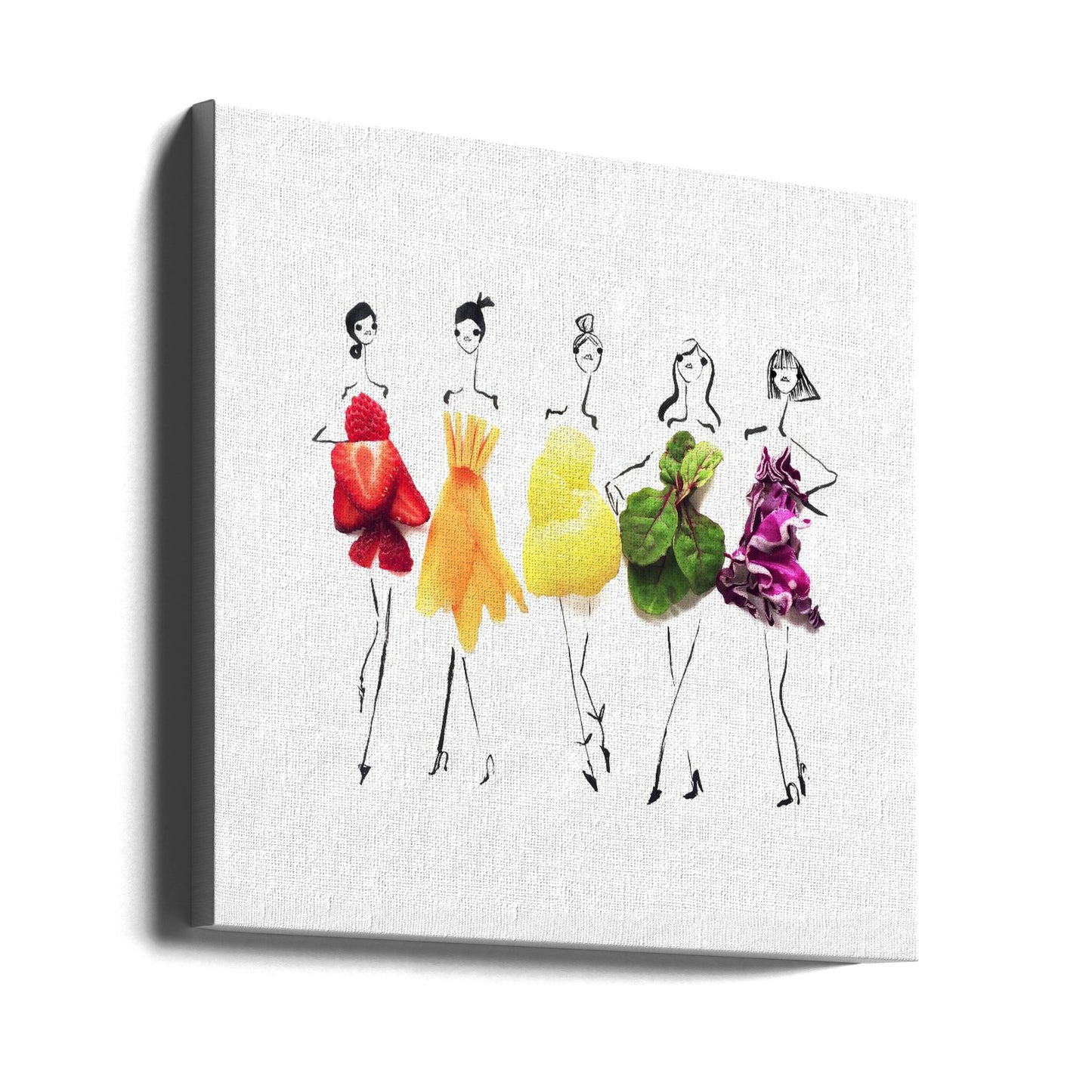 Schmecke den Regenbogen | Leinwand