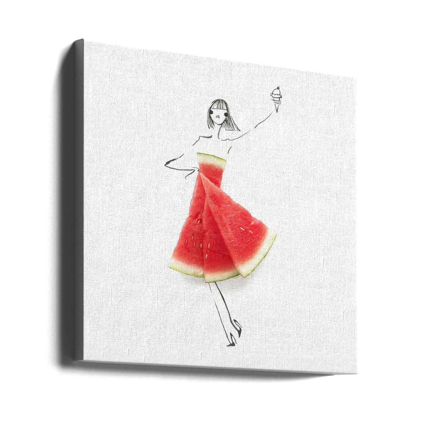 Watermelon Salut | Canvas
