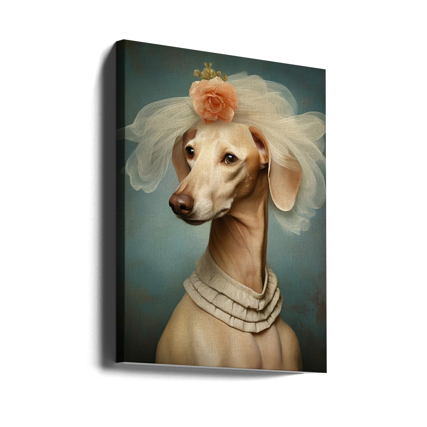 Chien Humain 0001 2024 Décembre Posters - Affiche Artistique Femme Chien 5. jpg | Tableaux sur Toile