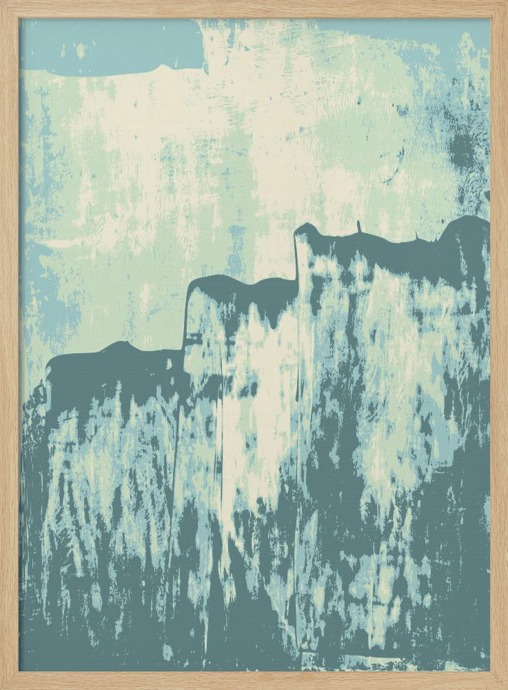 mellow anticipation abstact beach | Poster