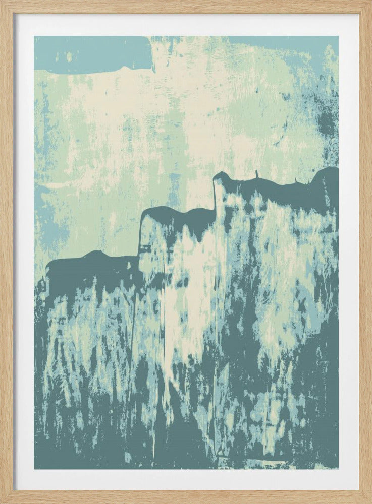mellow anticipation abstact beach | Poster