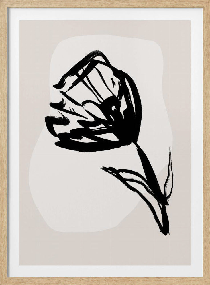 Monochrome Blossom | Poster