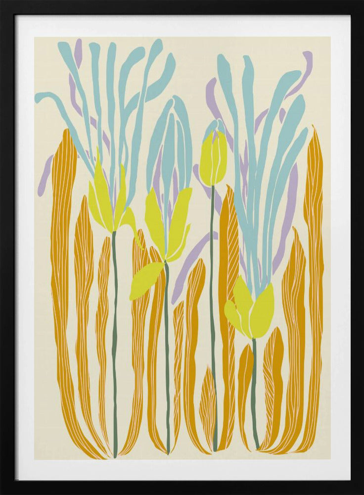 mellow anticipation budding flowers | Poster