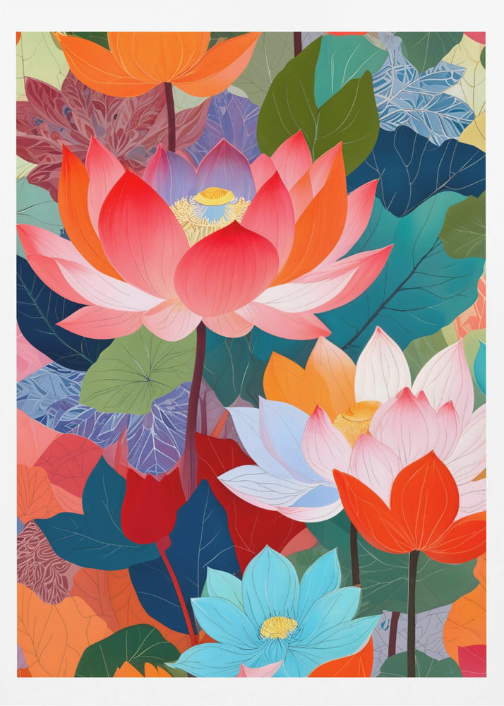 The Enchanted Lotus Garden | Poster