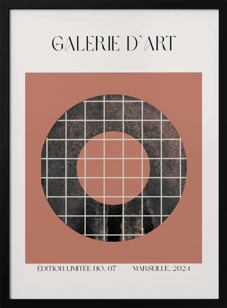 Circular Grid Harmony | Poster